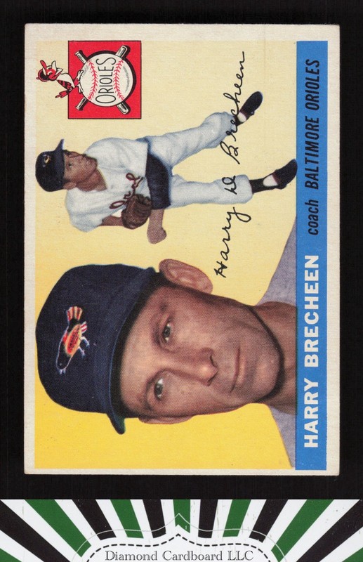 1955 Topps #113 Harry Brecheen VGEX+ f, front