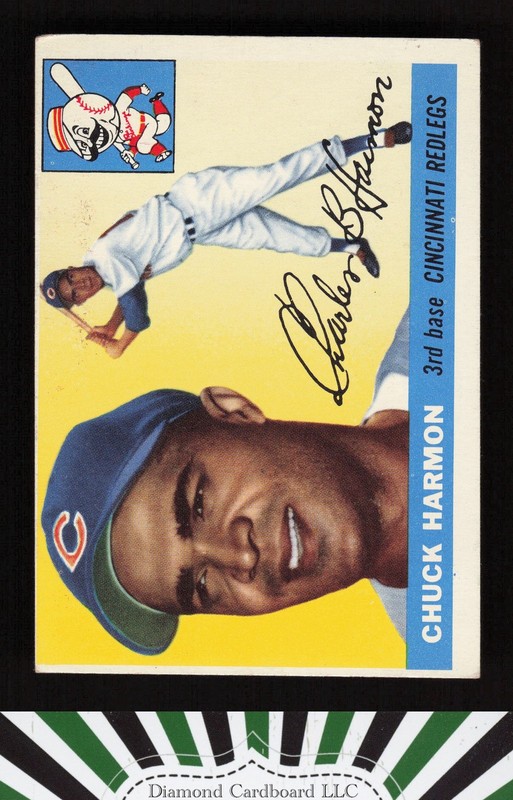 1955 Topps #82 Chuck Harmon VGEX k, front