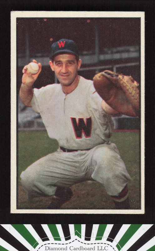 1953 Bowman Color #77 Mickey Grasso EX a, front