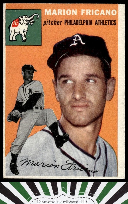 1954 Topps #124 Marion Fricano VG h, front
