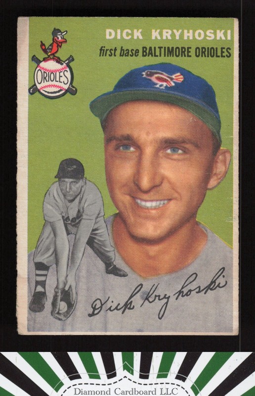 1954 Topps #150 Dick Kryhoski FR n, front