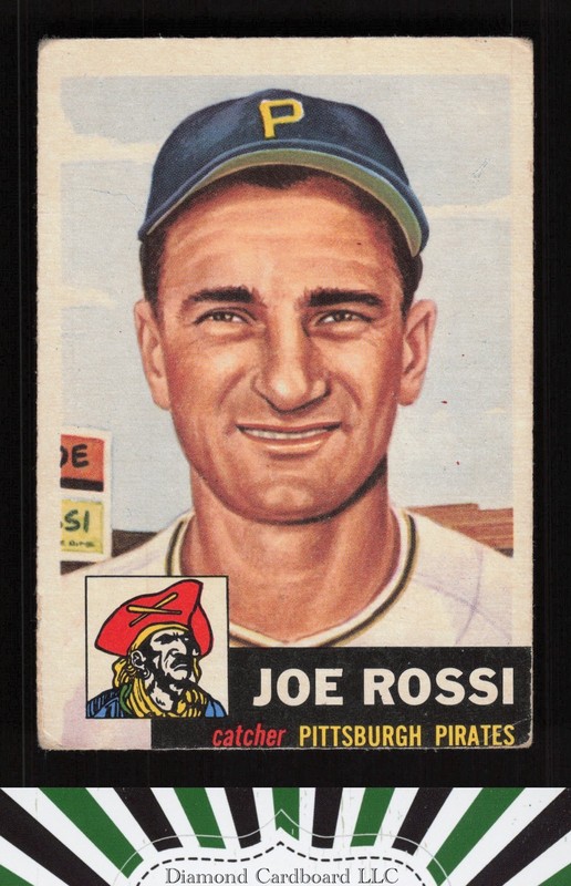 1953 Topps #74 Joe Rossi VG (MC) c, front