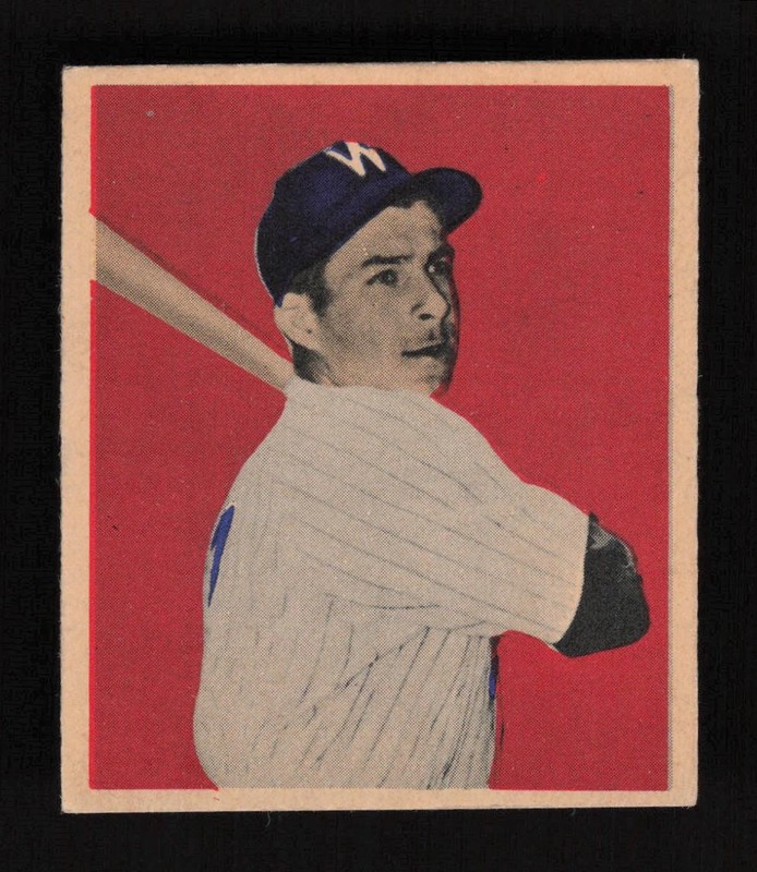1949 Bowman #16 Al Kozar EX, front