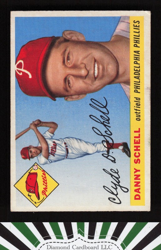 1955 Topps #79 Danny Schell GD+ b, front