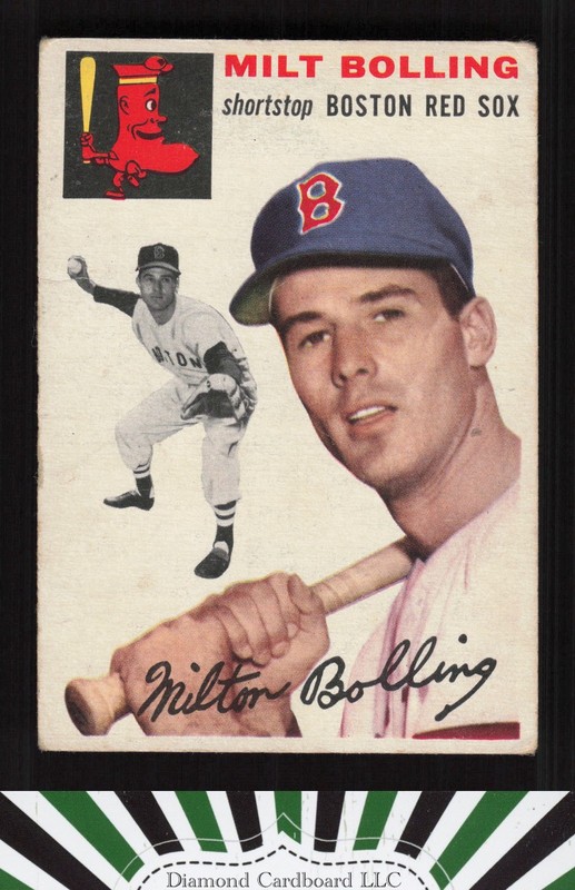 1954 Topps #82 Milt Bolling GD b, front
