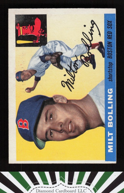 1955 Topps #91 Milt Bolling GD a, front