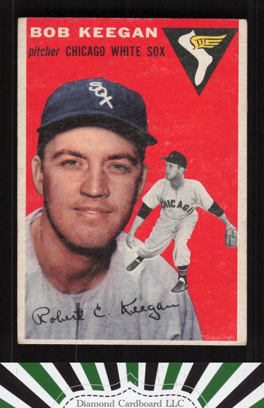 1954 Topps #100 Bob Keegan GD+ e, front