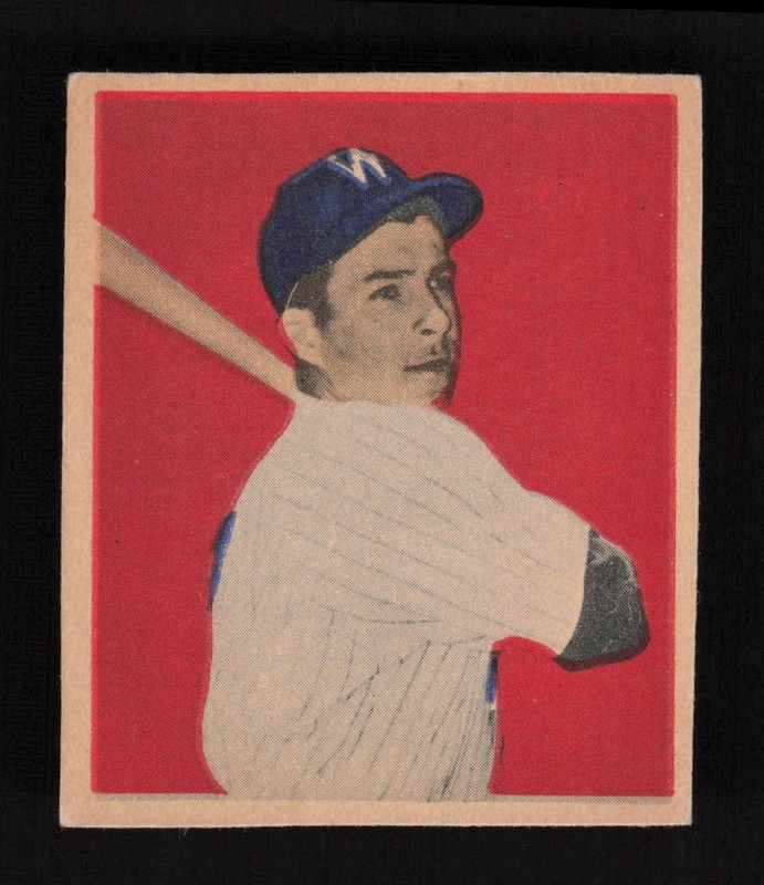 1949 Bowman #16 Al Kozar EX, front