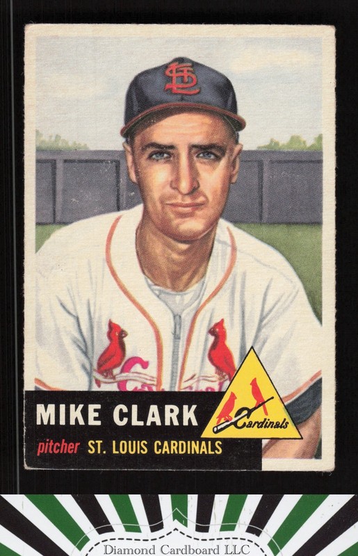1953 Topps #193 Mike Clark VGEX [CENTERED] d, front