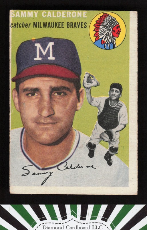 1954 Topps #68 Sammy Calderone GD (MC) o, front