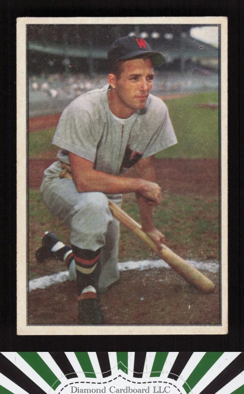 1953 Bowman Color #15 Jim Busby VGEX a, front