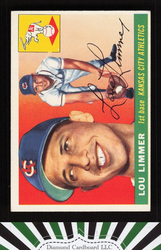 1955 Topps #54 Lou Limmer EX t, front