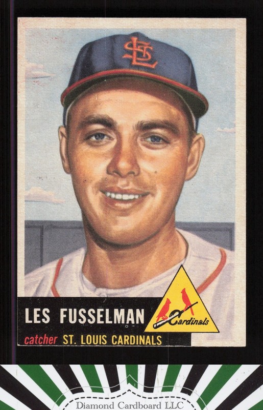 1953 Topps #218 Les Fusselman EXMT j, front