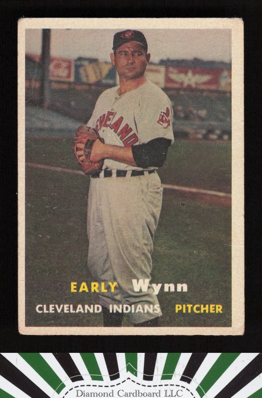 1957 Topps #40 Early Wynn VG l, front