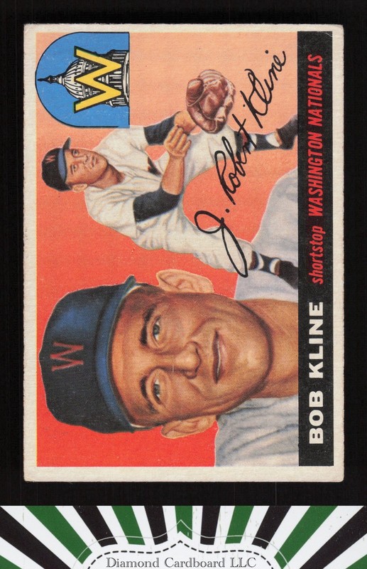 1955 Topps #173 Bob Kline VGEX e, front