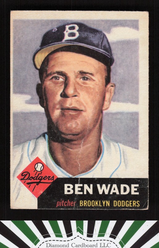 1953 Topps #4 Ben Wade FR a, front