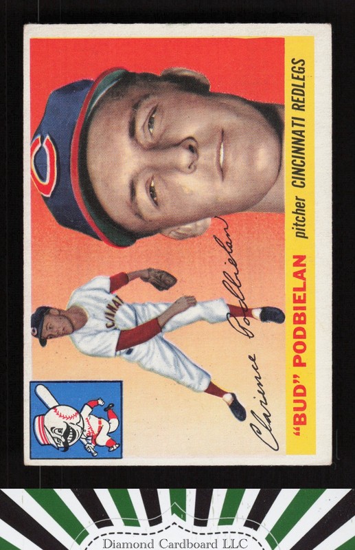 1955 Topps #153 Bud Podbielan VGEX j, front