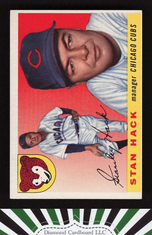 1955 Topps #6 Stan Hack VGEX k, front