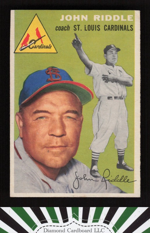 1954 Topps #147 Johnny Riddle VGEX n, front