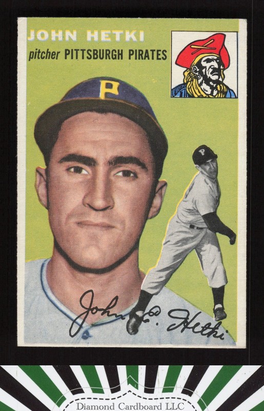 1954 Topps #161 John Hetki VGEX+ i, front