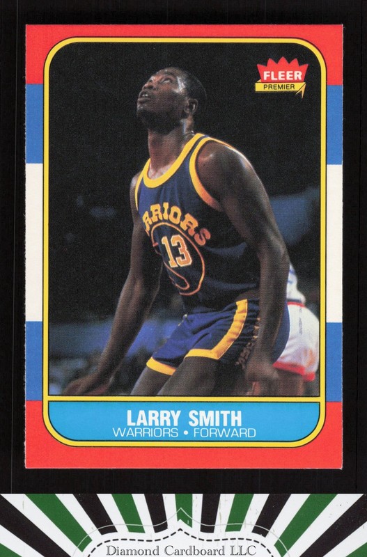 1986-87 Fleer #104 Larry Smith NMMT, front