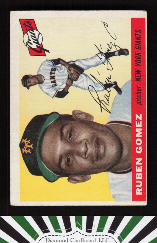 1955 Topps #71 Ruben Gomez VG b, front