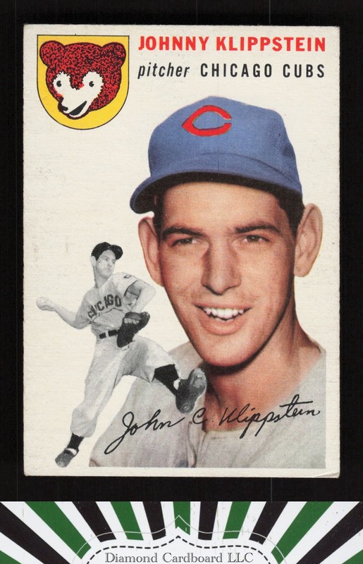 1954 Topps #31 Johnny Klippstein VGEX a, front