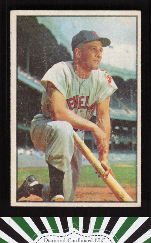 1953 Bowman Color #8 Al Rosen VGEX b, front