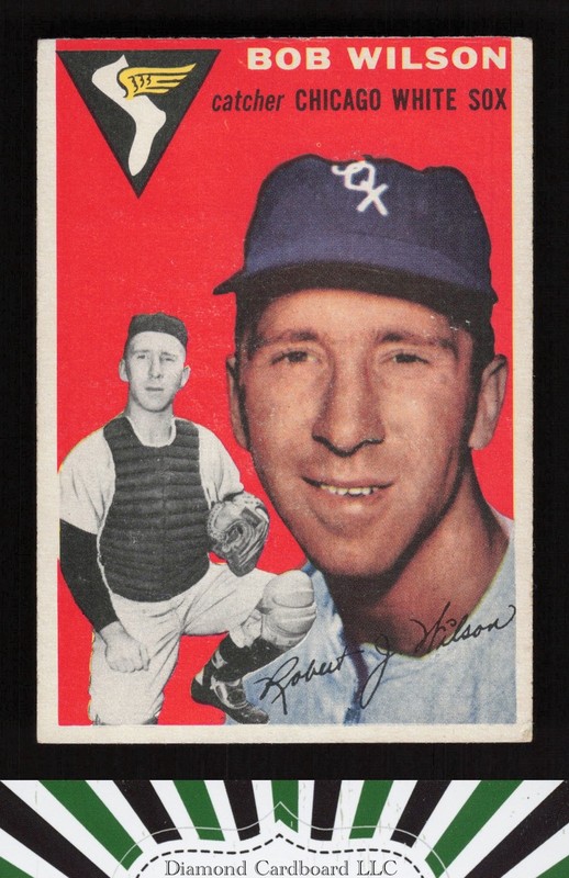 1954 Topps #58 Bob Wilson VG f, front