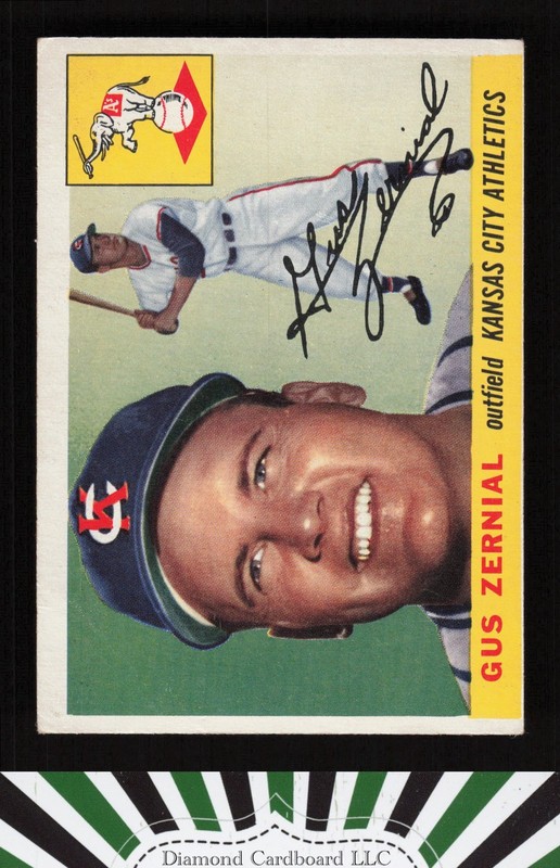1955 Topps #110 Gus Zernial VG b, front