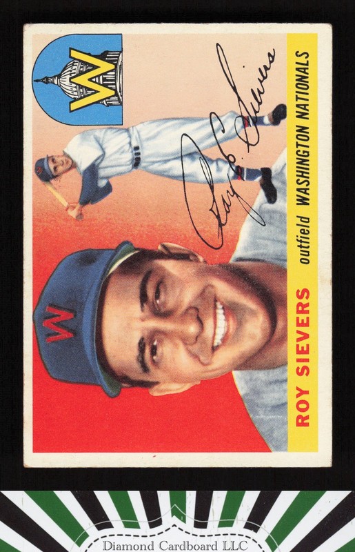 1955 Topps #16 Roy Sievers VGEX s, front