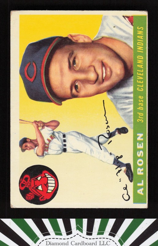 1955 Topps #70 Al Rosen VG+ a, front