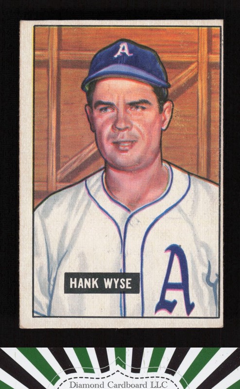 1951 Bowman #192 Hank Wyse VGEX, front