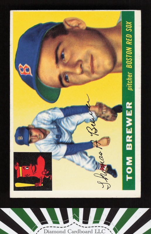 1955 Topps #83 Tom Brewer EX i, front