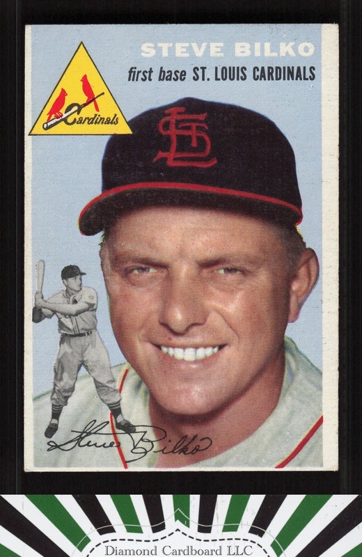 1954 Topps #116 Steve Bilko VGEX n, front