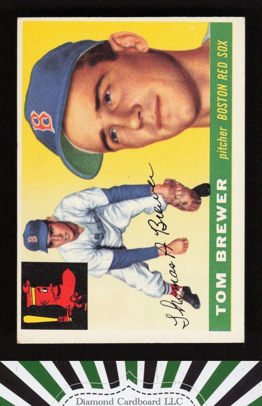 1955 Topps #83 Tom Brewer EX g, front