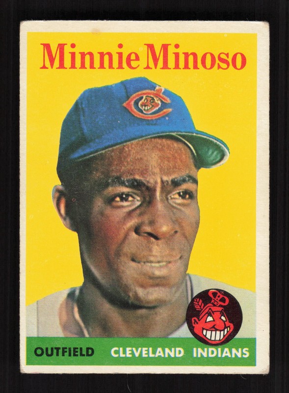 1958 Topps #295 Minnie Minoso VGEX e, front
