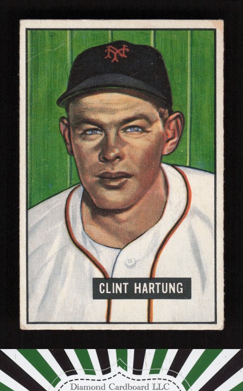 1951 Bowman #234 Clint Hartung VG, front