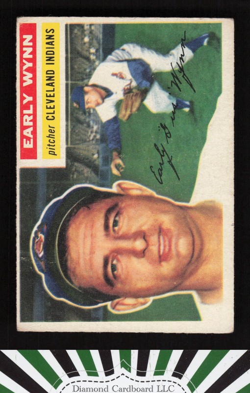 1956 Topps #187 Early Wynn VGEX m, front
