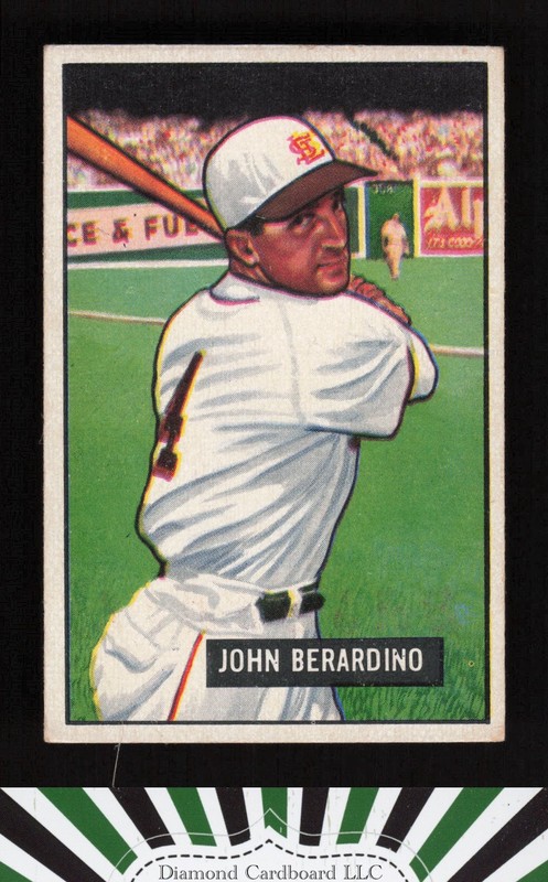 1951 Bowman #245 Johnny Berardino VGEX [CENTERED], front