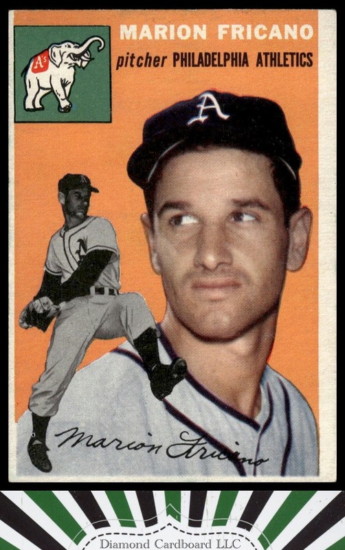 1954 Topps #124 Marion Fricano VGEX n, front