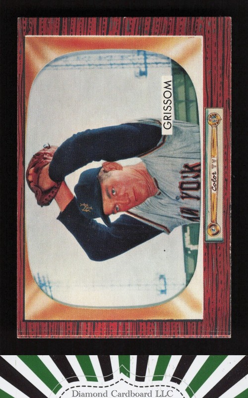 1955 Bowman #123 Marv Grissom EX+, front