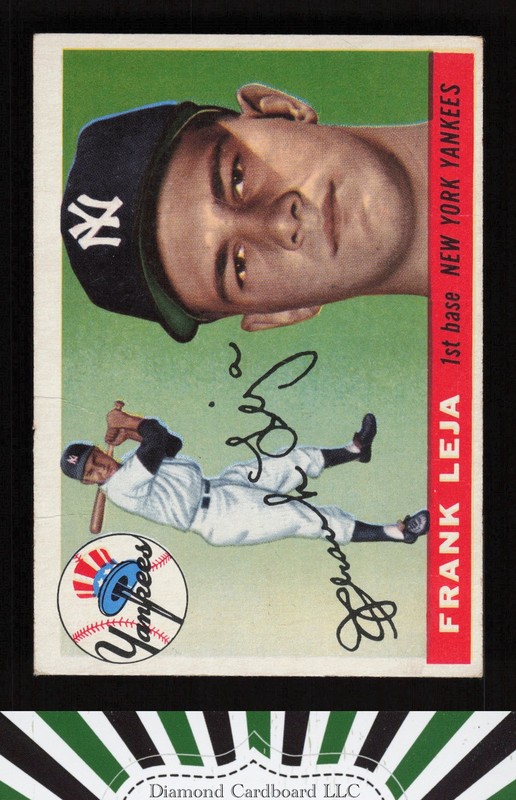 1955 Topps #99 Frank Leja VG c, front
