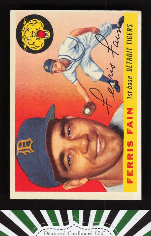1955 Topps #11 Ferris Fain VG e, front