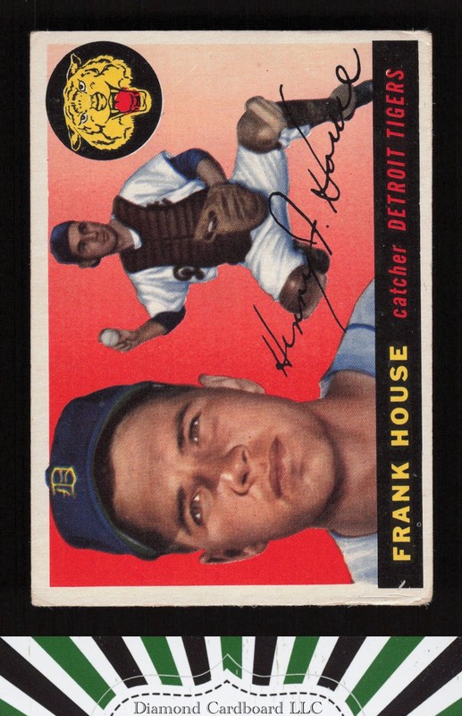 1955 Topps #87 Frank House VG a, front