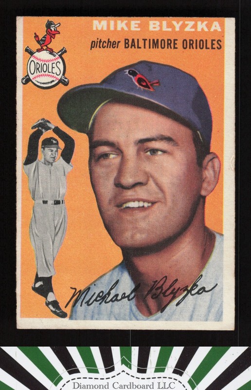 1954 Topps #152 Mike Blyzka VGEX o, front