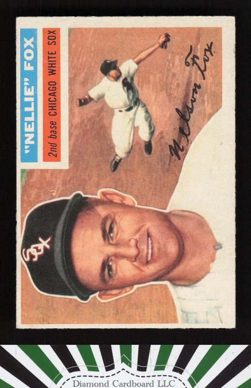 1956 Topps #118 Nellie Fox EX p, front
