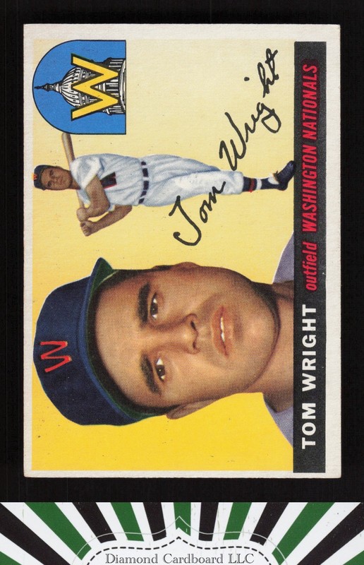 1955 Topps #141 Tom Wright VGEX m, front