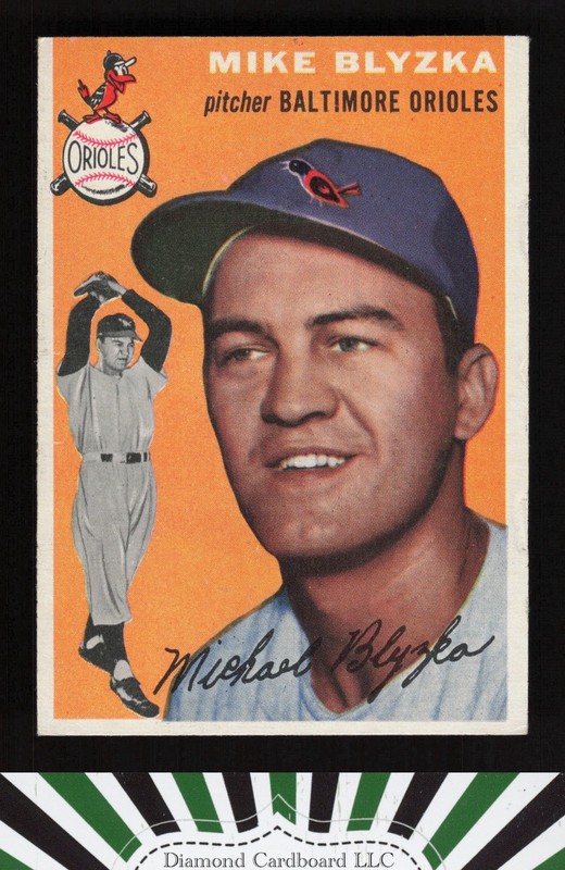 1954 Topps #152 Mike Blyzka VG j, front