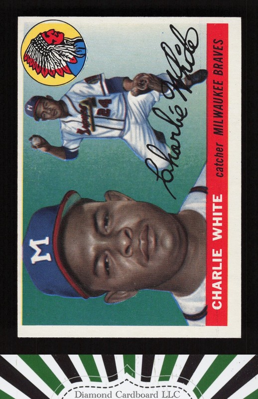 1955 Topps #103 Charlie White EXMT j, front